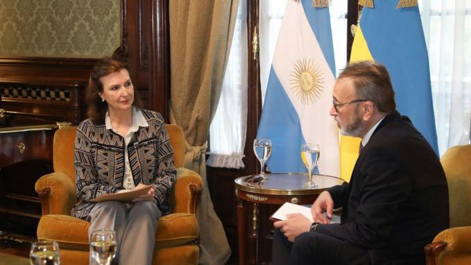 Foreign Minister Mondino met with Ukranian Ambassador 