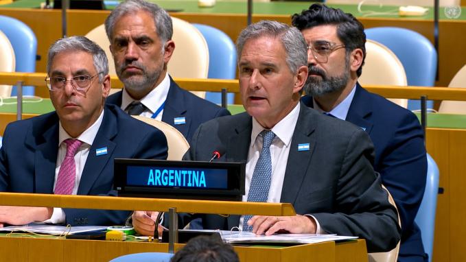 ONU: Réplica del Canciller Pablo Quirno a los dichos del Primer Ministro Británico por la Cuestión Malvinas