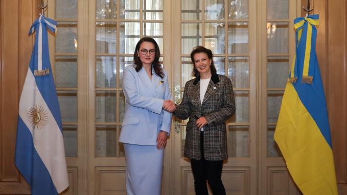 Mondino received the First Deputy Prime Minister and Minister of Economy of Ukraine, Yuliia Svy