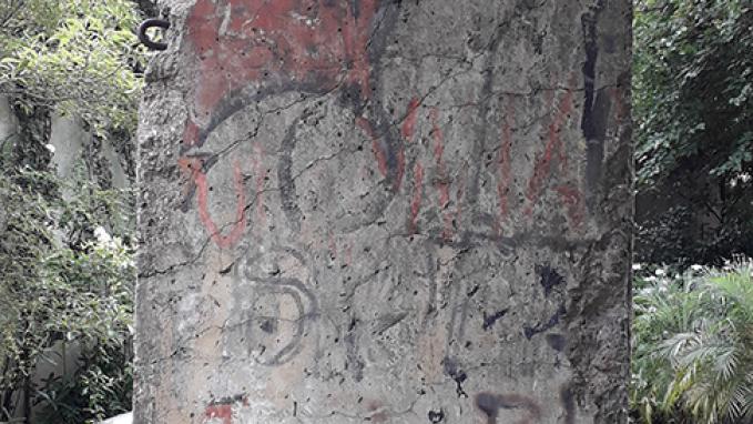 Muro de Berlín en la Cancillería