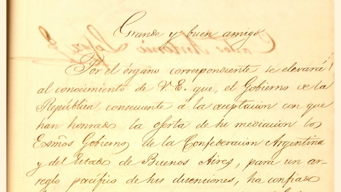 Nota de Carlos Antonio López