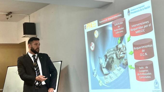 Capacitación de interpol en Buenos Aires