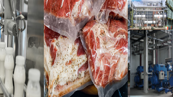 Maquinaria de las industrias lácteas, cárnicas y de refrigeración y packaging