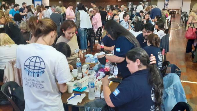 Asistencia humanitaria conjunta entre Cascos Blancos, la Fundación Tzedaká y el Club Náutico Hacoaj