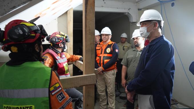 Asistencia humanitaria: Argentina participó del simulacro por sismos y tsunami en Ecuador