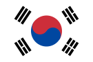 bandera de Corea del Sur